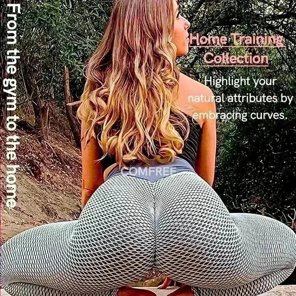 NEW Women’s Scrunch Booty Lifting Leggings Gray S - Picture 1 of 7